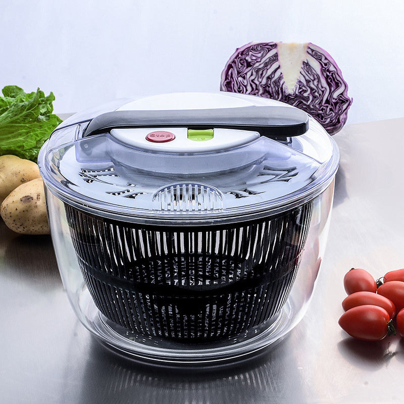 Manual Button Salad Spinner