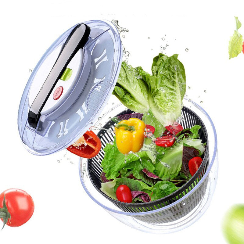 Manual Button Salad Spinner