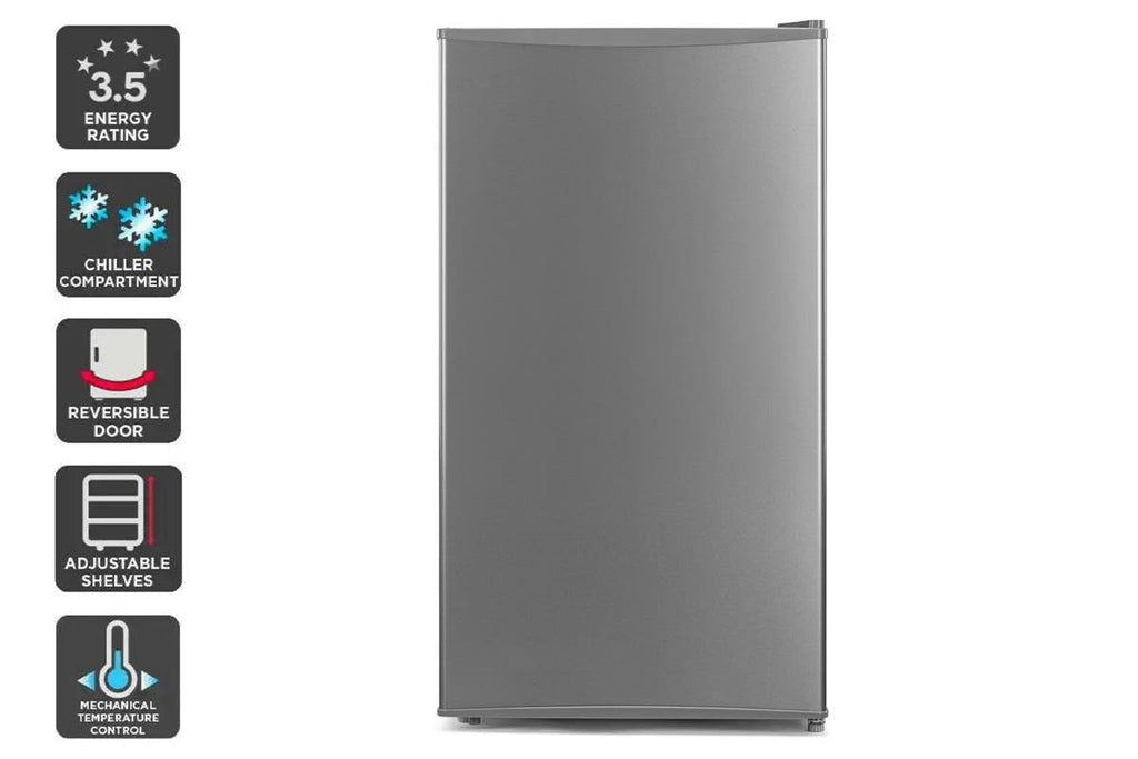 Kogan 93L Bar Fridge (Silver)