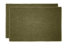 Load image into Gallery viewer, Bambury: Angove Bath Mats - Olive (Pack of 2)