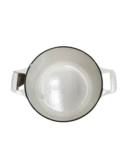 La Cuisine: Round Casserole - White (28cm/6L)