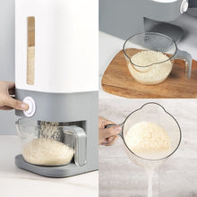 Load image into Gallery viewer, 12Kg Rice Dispenser and Storage Container - Grey