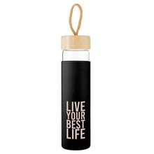 Load image into Gallery viewer, Santa Barbara: Glass Bottle - Live Your Best - Santa Barbara Design Studio