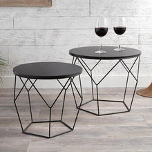 Load image into Gallery viewer, 47th &amp; Main: Iron Round Tables - Black
