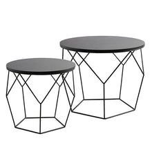 Load image into Gallery viewer, 47th &amp; Main: Iron Round Tables - Black