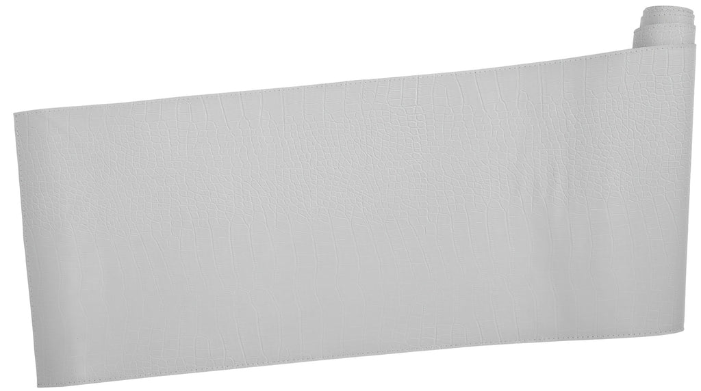 Maxwell & Williams: Table Accents Leather Look Alligator Runner - White (30x150cm)