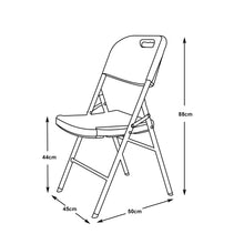 Load image into Gallery viewer, Plastic HDPE Outdoor Folding Chair - Set of 4