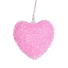 Load image into Gallery viewer, LUMIRO Outdoor Solar Heart Shaped Decorative Wind Chime - Pink