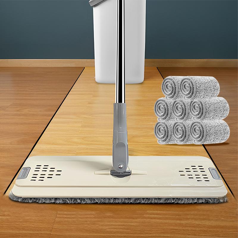 8-Pack Flat Mop Replacement Microfiber Cloths