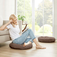 Load image into Gallery viewer, COMFEYA Meditation Floor Pillows Set of 2 - Khaki