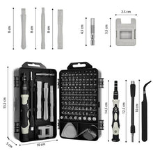 Load image into Gallery viewer, 115-in-1 Repair Precision Screwdriver Set - Black