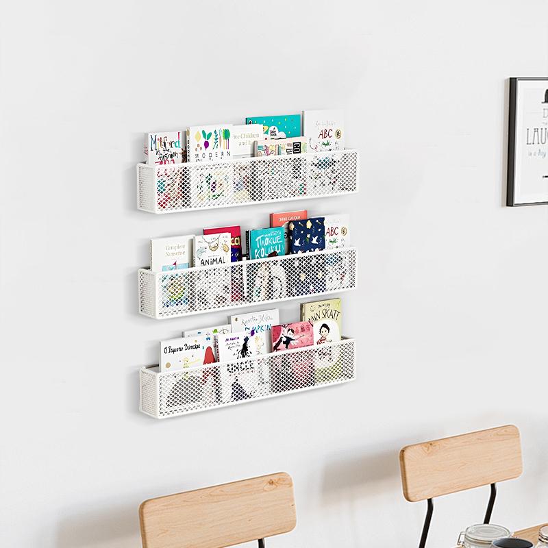 3 Pack Wall Mounted Spice Rack Organizer for Cabinet Door - White