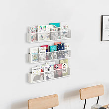 Load image into Gallery viewer, 3 Pack Wall Mounted Spice Rack Organizer for Cabinet Door - White