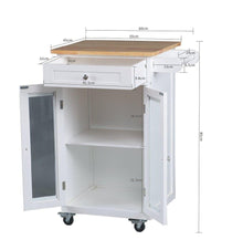 Load image into Gallery viewer, Fraser Country Wooden Kitchen Trolley with Drawer &amp; 2 Door