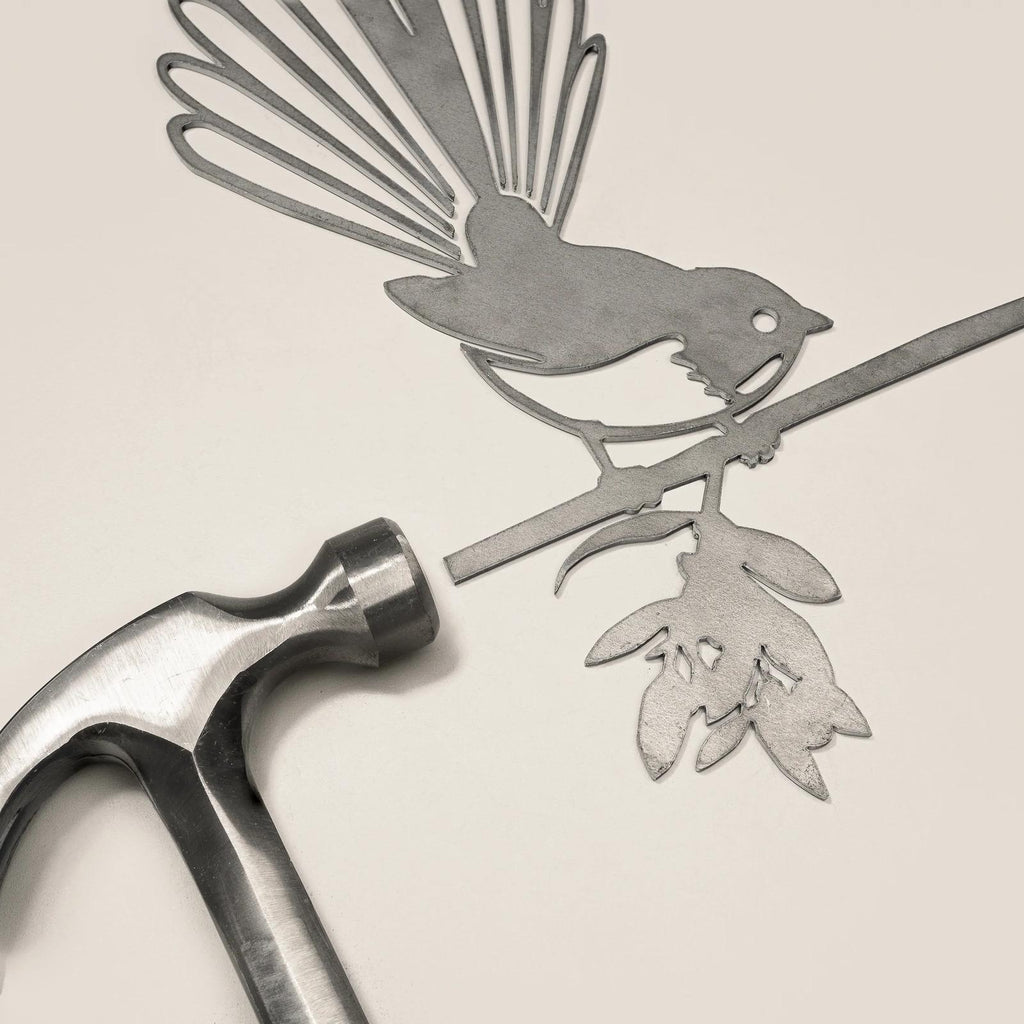 MetalBird Piwakawaka Fantail Garden Art