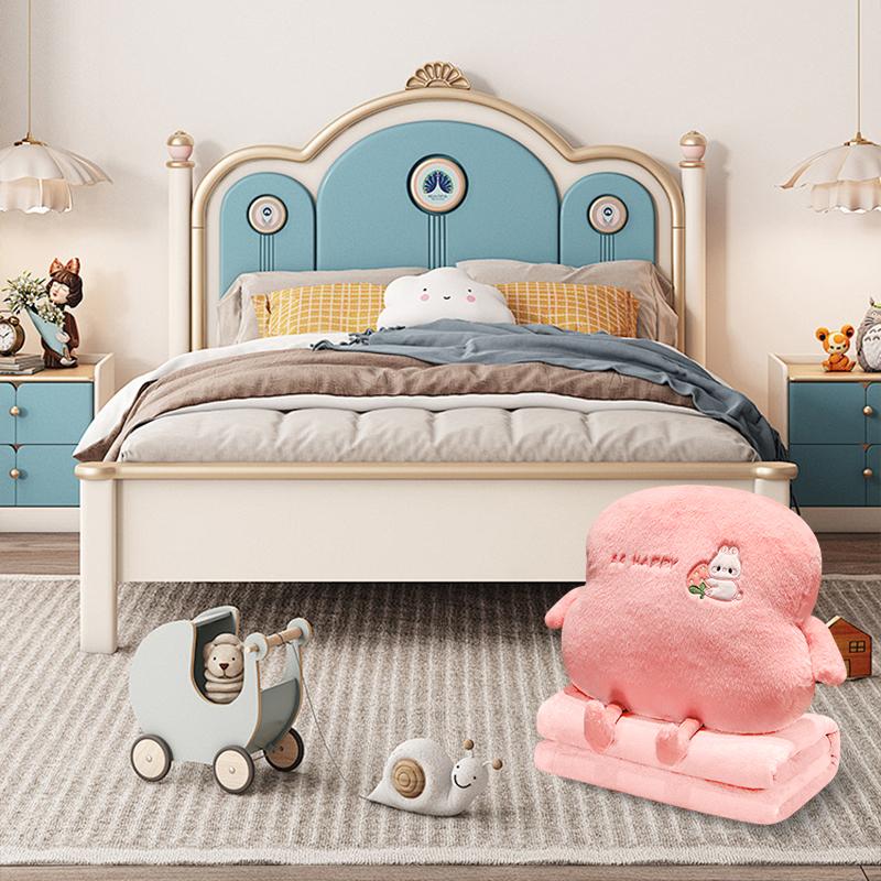 COMFEYA 2-in-1 Soft Plush Blanket Pillow - Pink