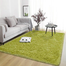 Load image into Gallery viewer, Soft Area Rug - Green (Large, 153 x 203cm)