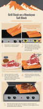 Load image into Gallery viewer, Himalayan Salt Stone Grilling Block