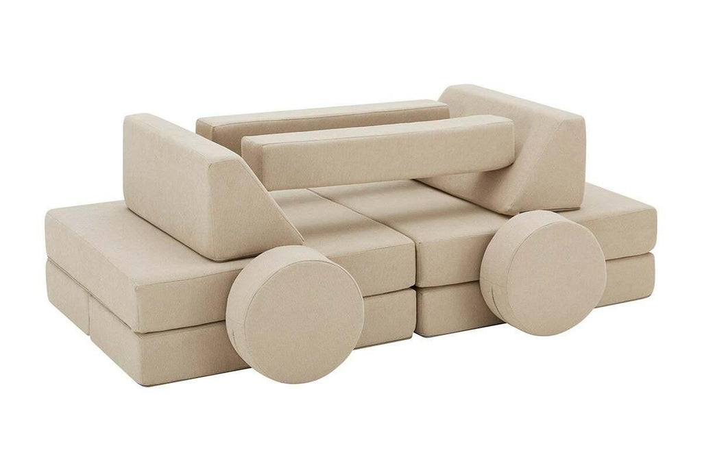 Fraser Country 14 Piece Modular Double Kids Play Sofa - Beige