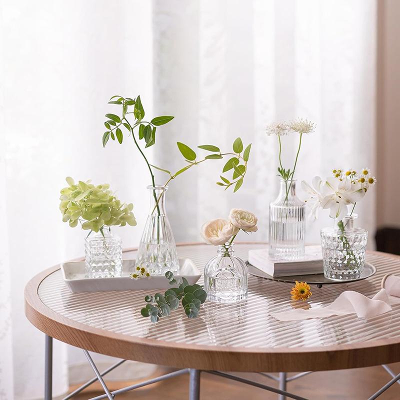 Glass Bud Vase Set (Set of 12)