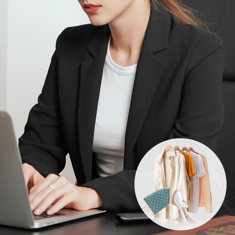 COMFEYA 2-Pack Steam Ironing Gloves with Finger Loop - Blue