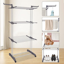 Load image into Gallery viewer, STORFEX 4-Tier Drying Rack - Grey
