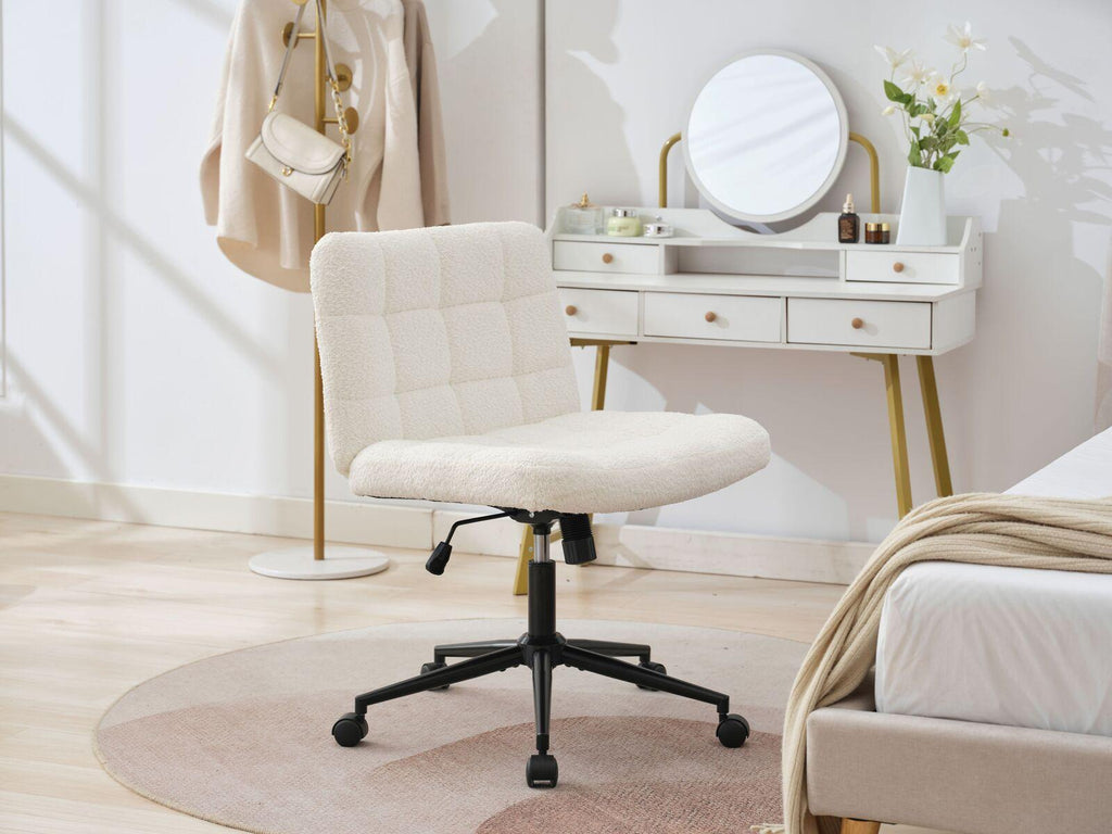 Gorilla Office -Boucle By Natasha Office Chair White