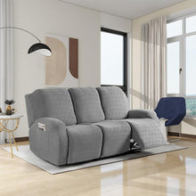 Load image into Gallery viewer, COMFEYA 3 Seater Recliner Covers for Recliner Chair - Gray
