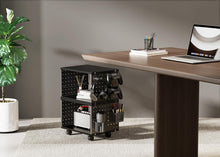Load image into Gallery viewer, Gorilla Office - Storage Trolley With Pegboards &amp; Accessories (Black - Wood)