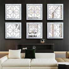 Load image into Gallery viewer, Rustic Square Wall Mirror (2 Pack)