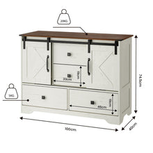 Load image into Gallery viewer, Fraser Country - Farmhouse Wide 4 Drawer Dresser