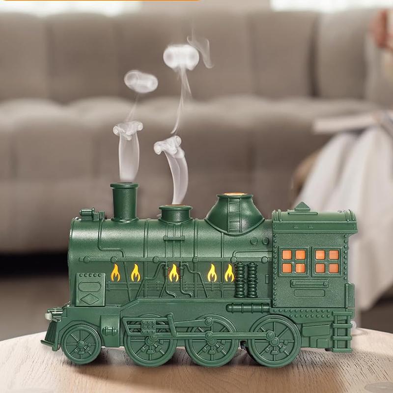 COMFEYA 300ML Locomotive Train Essential Oil Diffuser - Green