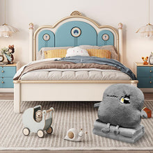 Load image into Gallery viewer, COMFEYA 2-in-1 Soft Plush Blanket Pillow - Grey