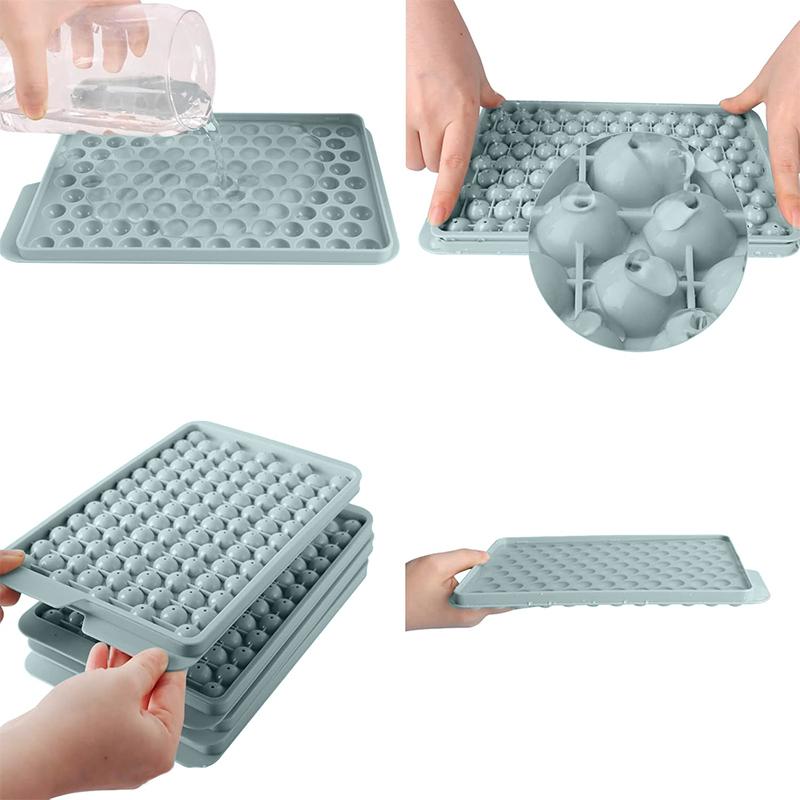 OZZYCOOK 104 x 4PCS Round Ice Cube - Blue