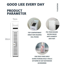 Load image into Gallery viewer, Bathroom Storage Cabinet (15x15x80cm)