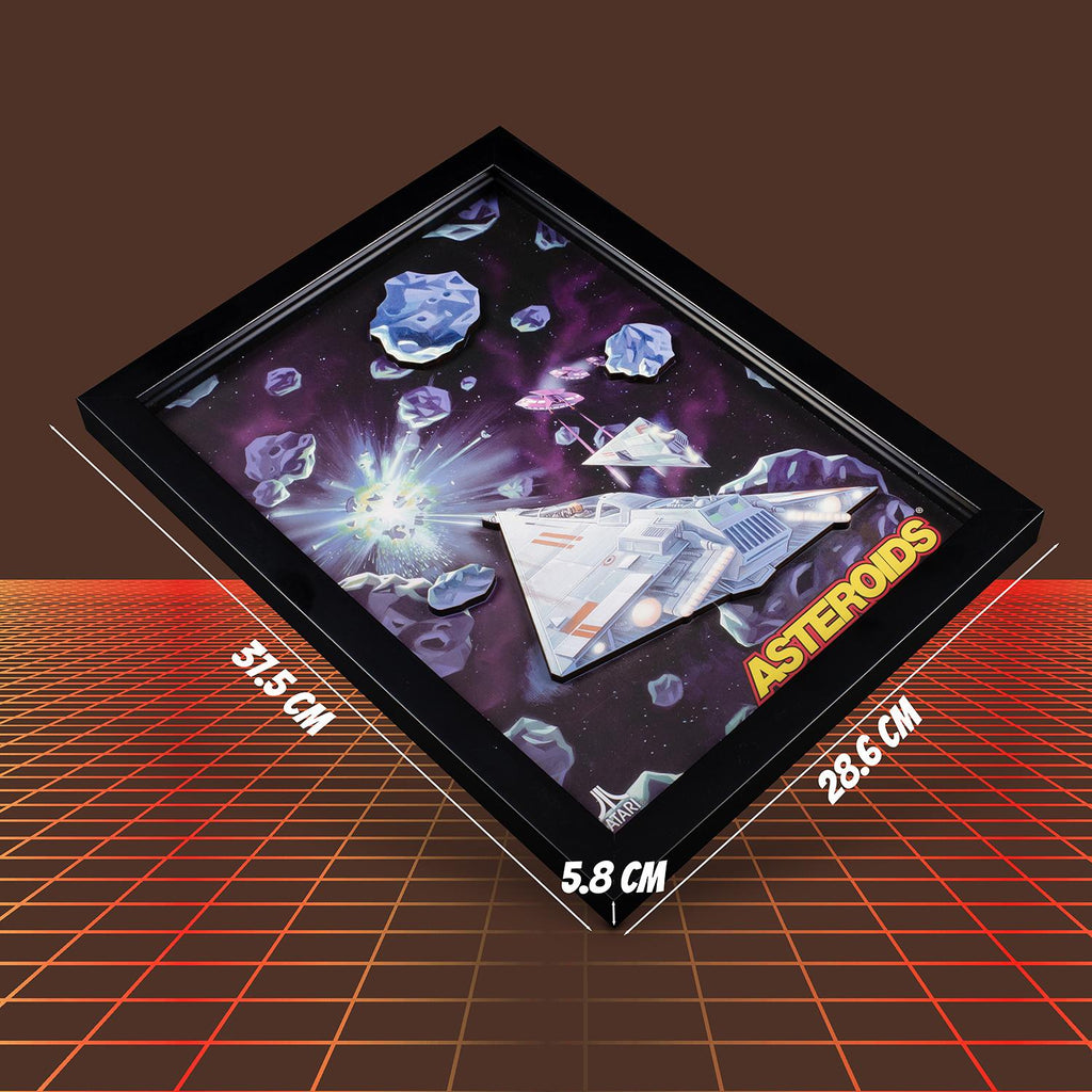Thumbs Up!: Official Atari 3D Wall Art: Asteroids