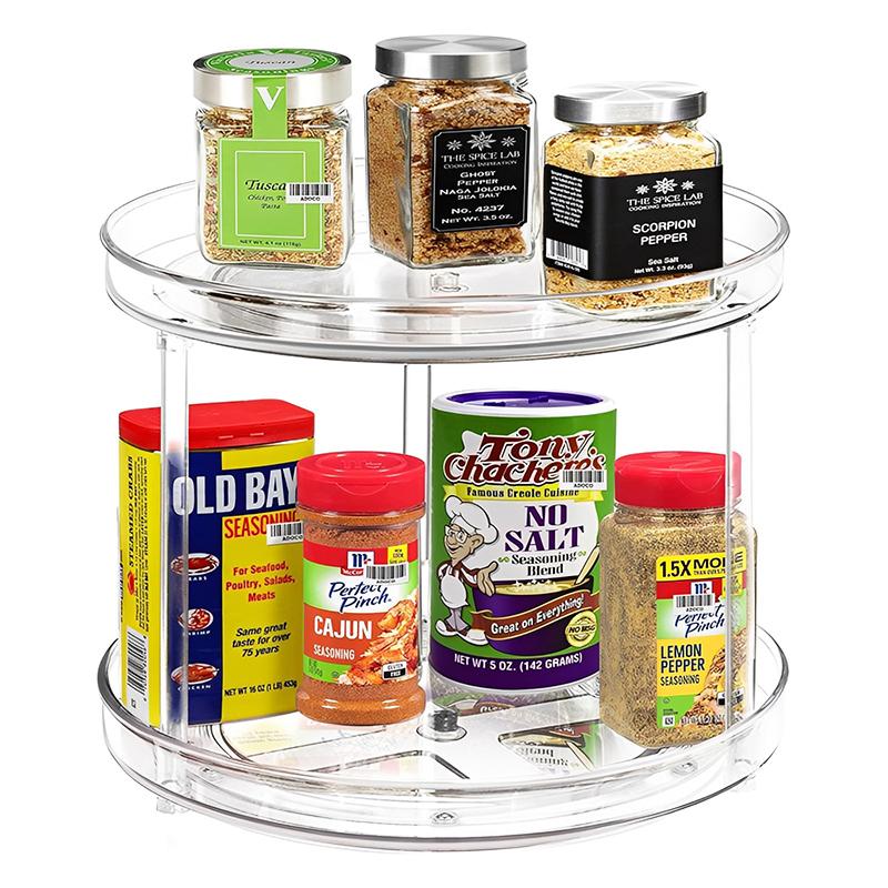 STORFEX 2 Tier Turntable Bathroom Organizer - S