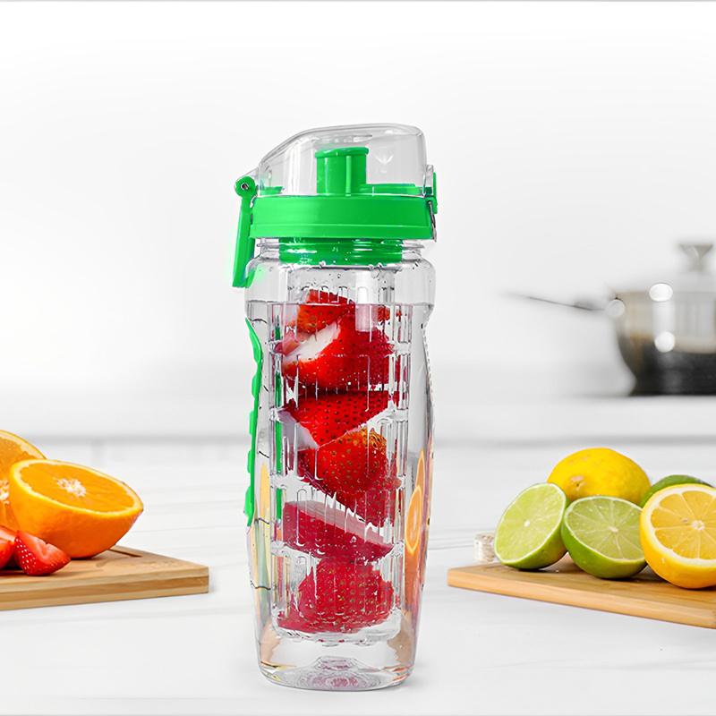 HYPERANGER 960ml Fruit Infuser Water Bottle - Green