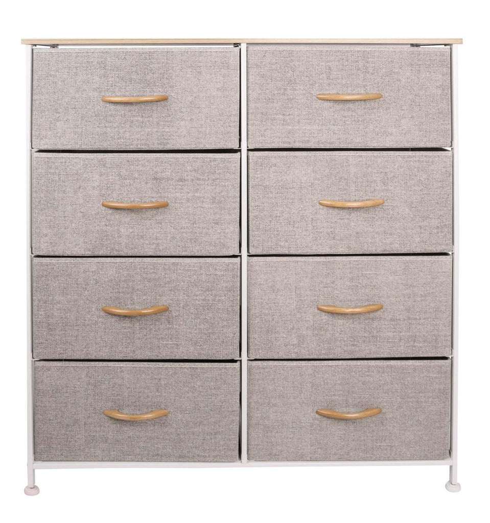 Ovela: 8 Drawer Storage Chest - Beige
