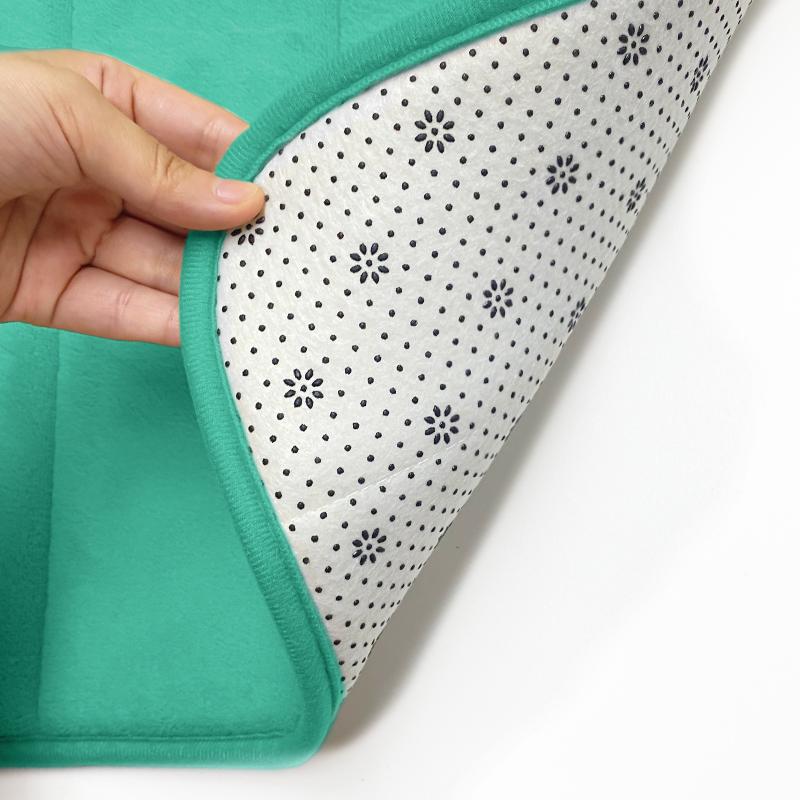 COMFEYA 2 Pack Bath Mat Set - Green