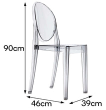 Load image into Gallery viewer, Matt Blatt Set of 2 Philippe Starck Victoria Ghost Chair Replica (Smoke)