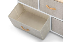 Load image into Gallery viewer, Ovela: 5 Drawer Storage Chest - Beige
