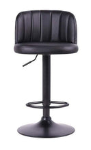 Load image into Gallery viewer, Fraser Country Adjustable Finest Black PU Curved Bar Stool (2/Pack)