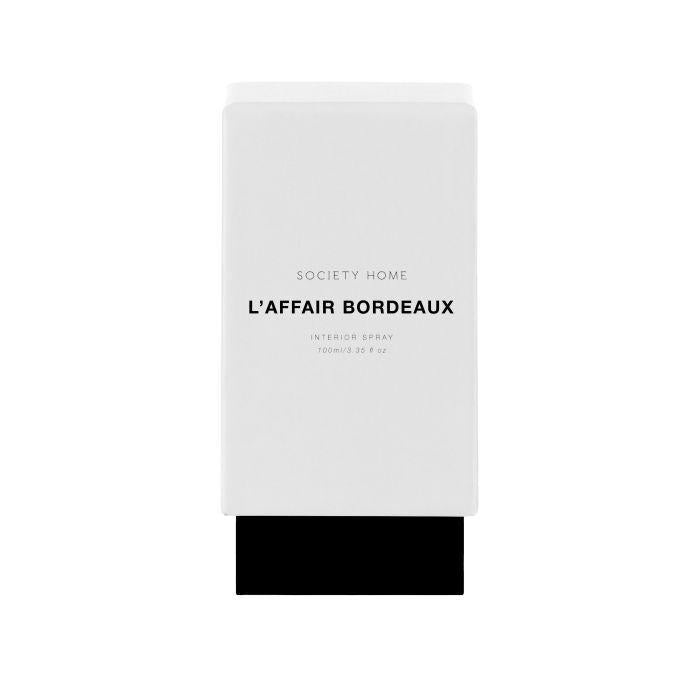 Society Home: L'Affair Bordeaux Interior Spray 100ml (11.5cm)