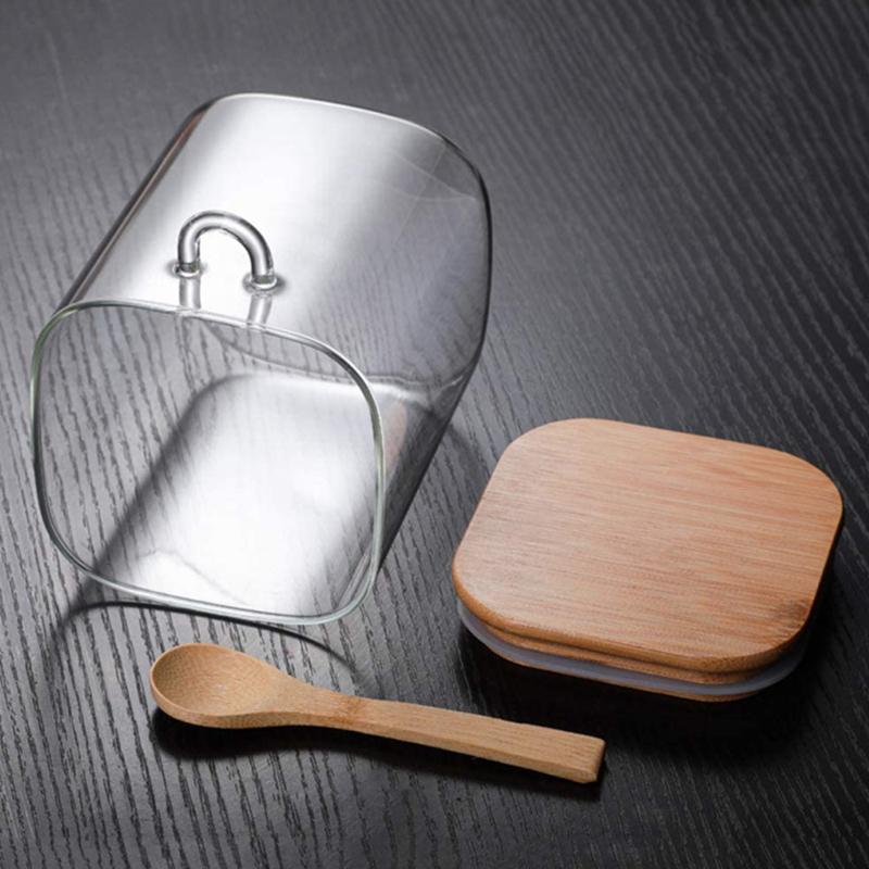 Glass Jar with Wooden Spoon (2000ml)