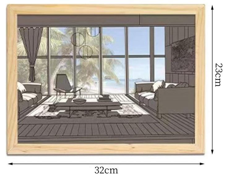 LUMIRO LED Illuminated Painting Light - Seaside