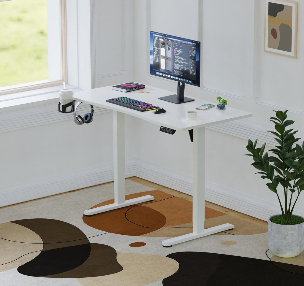 Fraser Country Pronto Electric Standing Desk White 120cm