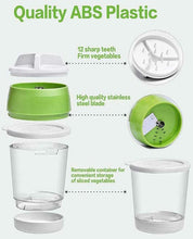 Load image into Gallery viewer, 5-In-1 Handheld Vegetable Slicer - Green