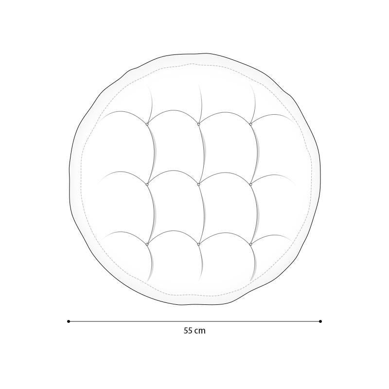 COMFEYA Meditation Floor Pillows Set of 2 - Blue