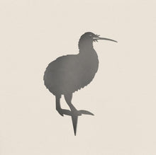 Load image into Gallery viewer, Metalbird: Brown Kiwi Garden Art